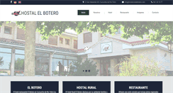 Desktop Screenshot of hostalruralelbotero.com